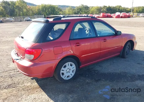 2002 Subaru Impreza 2.5Ts z USA, uszkodzony, nr VIN JF1GG65562H804802
